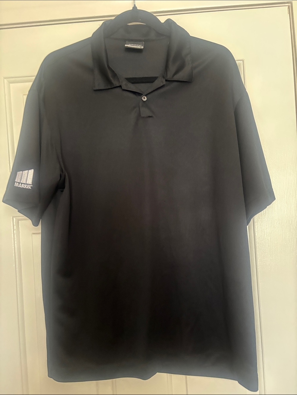 Nike Golf Black Men's Short-Sleeve Polo